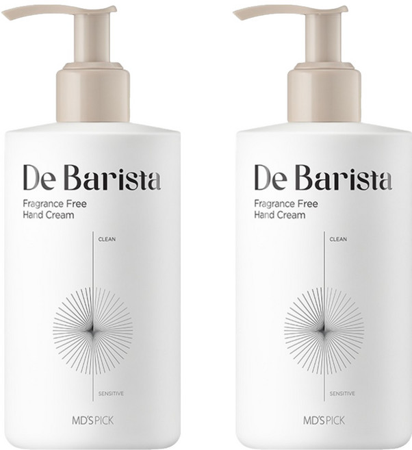엠디스픽 드 바리스타 핸드크림 무향, 300g, 2개
