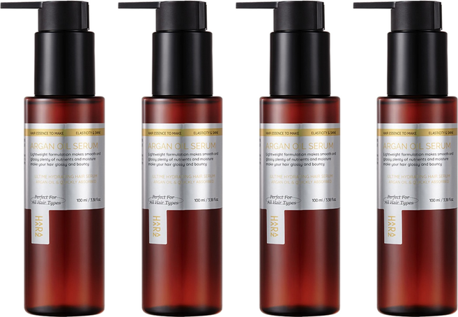 하라즈 아르간 오일 헤어 세럼, 100ml, 4개