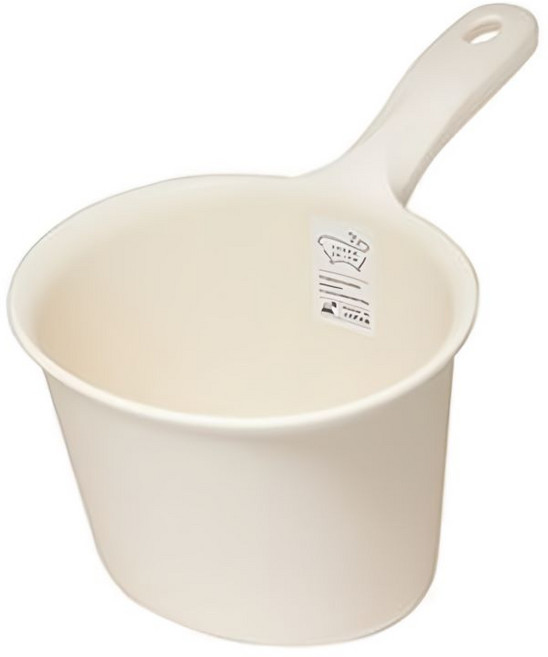 Sanada Seiko therm 水瓢 1L, 白色, 3個