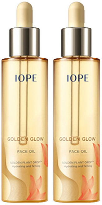 IOPE 艾諾碧 金色奇蹟雙效植萃平衡油 高質感玻璃滴管包裝 快速吸收 專為乾燥缺水肌膚設計, 40ml, 2瓶