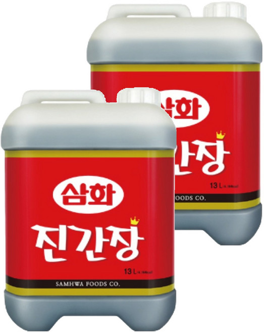 삼화식품 진간장, 13L, 2개