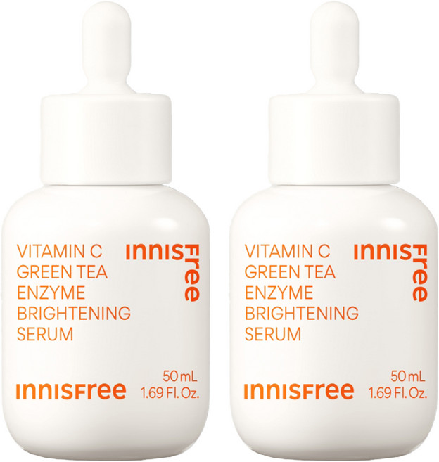 이니스프리 비타C 그린티 엔자임 잡티 토닝 세럼 이엑스, 50ml, 2개
