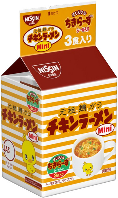 NISSIN 日清 元祖雞汁麵 迷你小雞麵 20g, 3包