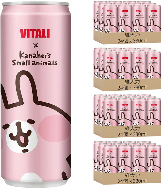 維大力 香檳風味氣泡飲, 96個, 330ml