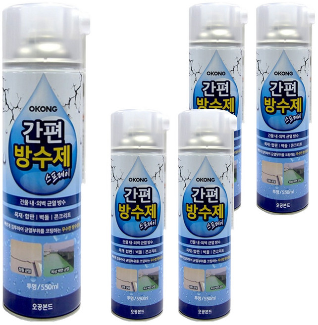 오공 스프레이 간편 방수제, 5개