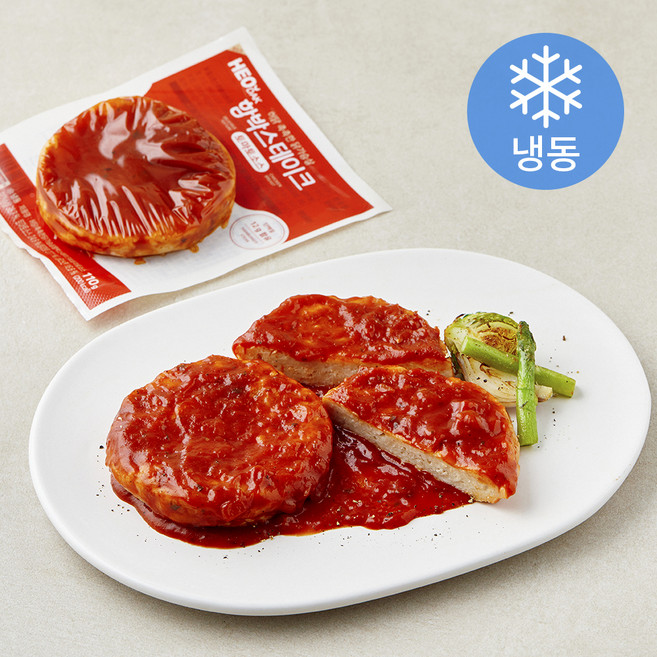 허닭 촉촉한 닭가슴살 함박스테이크 & 토마토소스 (냉동), 110g, 5개, 1개입