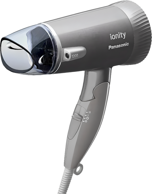 Panasonic 負離子3段溫控折疊式吹風機 EH-NE43-T 1200W, 雲灰紫