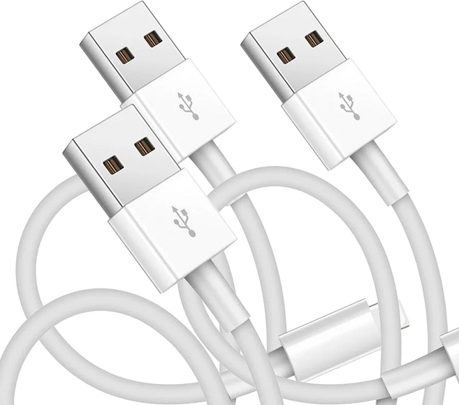 pines 고속 충전 숏 케이블 8핀, 혼합색상, 3개