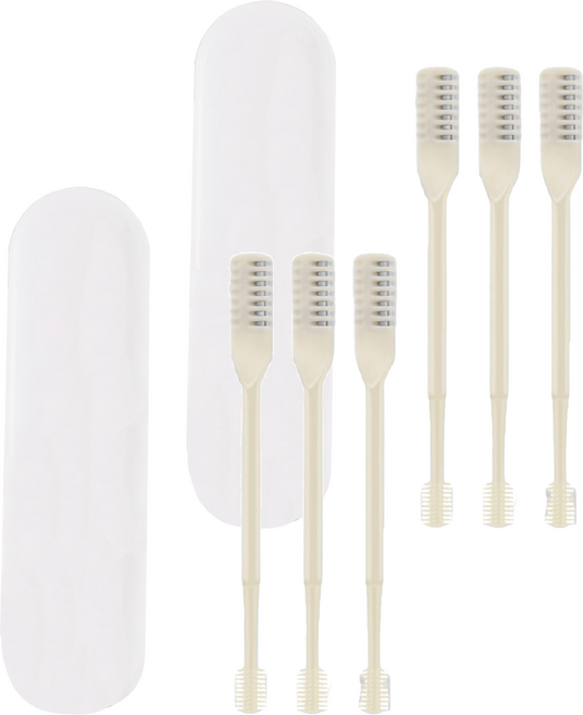 不繡鋼雙頭鼻毛修剪器 附收納盒, 2組, 白色