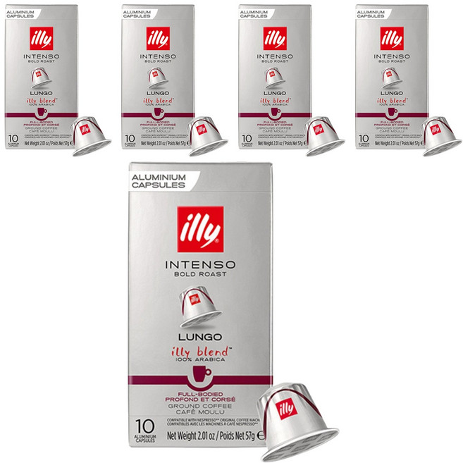 일리 네스프레소 호환캡슐 인텐소, 5.7g, 10개입, 5개