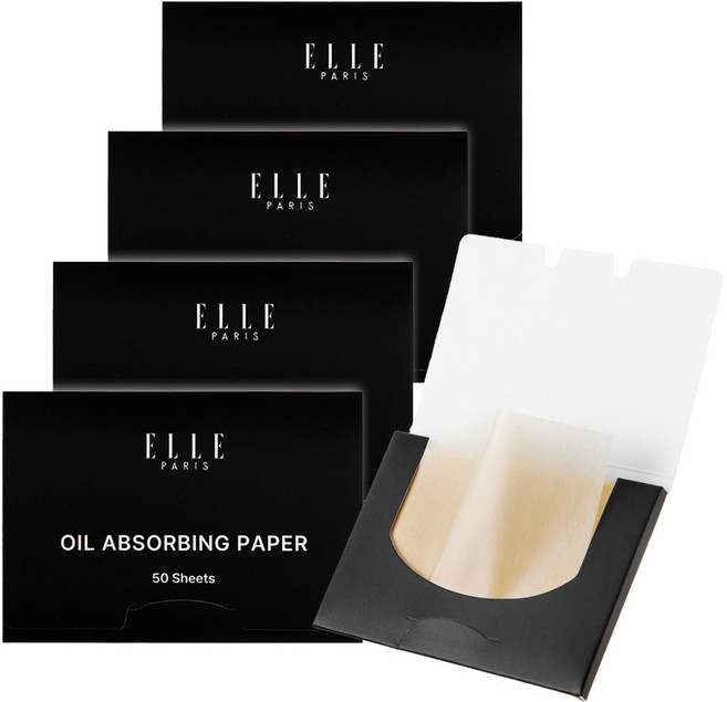 ELLE PARIS 린넨 기름종이, 5개, 50개입