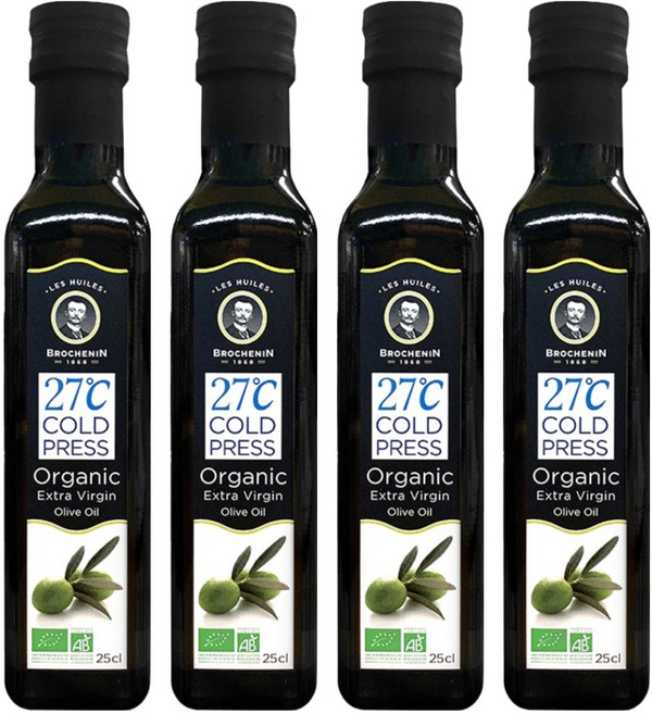 브로슈낭 유기농 엑스트라 버진 올리브유, 250ml, 4개