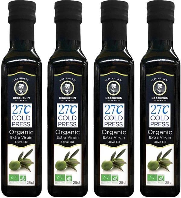브로슈낭 유기농 엑스트라 버진 올리브유, 250ml, 4개 - 쿠팡