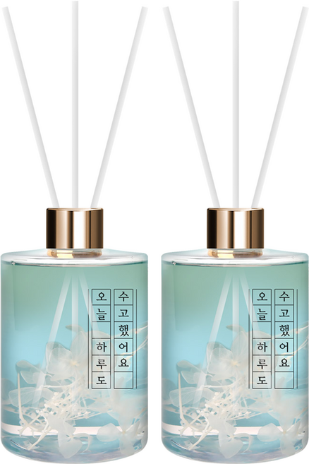 플렌느 레터링 디퓨저, 아쿠아키스, 500ml, 2개