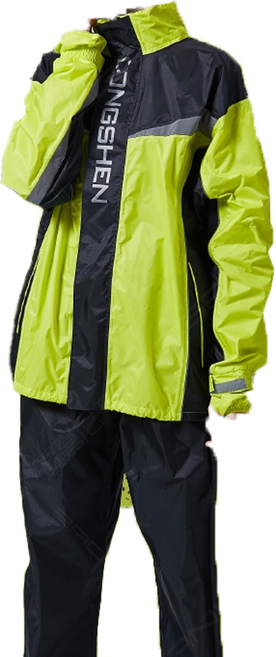 DongShen 東伸 鷹眼兩件式外套雨衣, 黃色