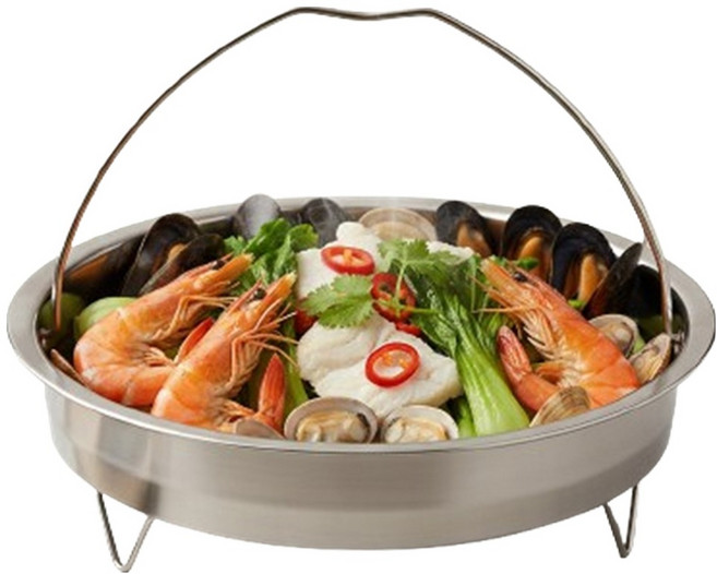 하루담 304 스테인리스 찜기 찜대, 1개, 24cm