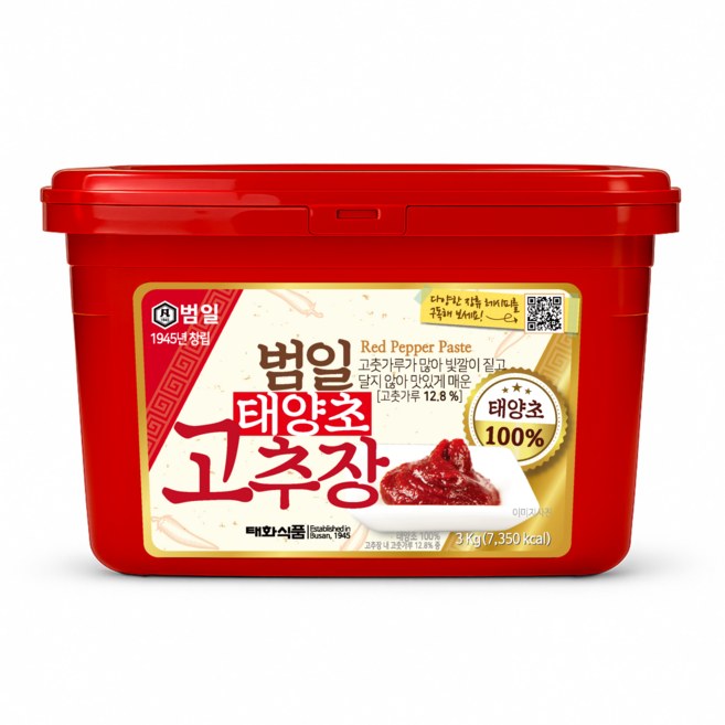 범일 태양초 고추장, 3kg, 1개