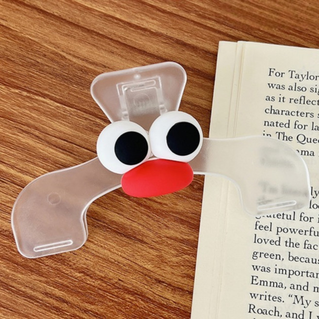 PickUpLife 독서 북클립 북마커 레드, 2개