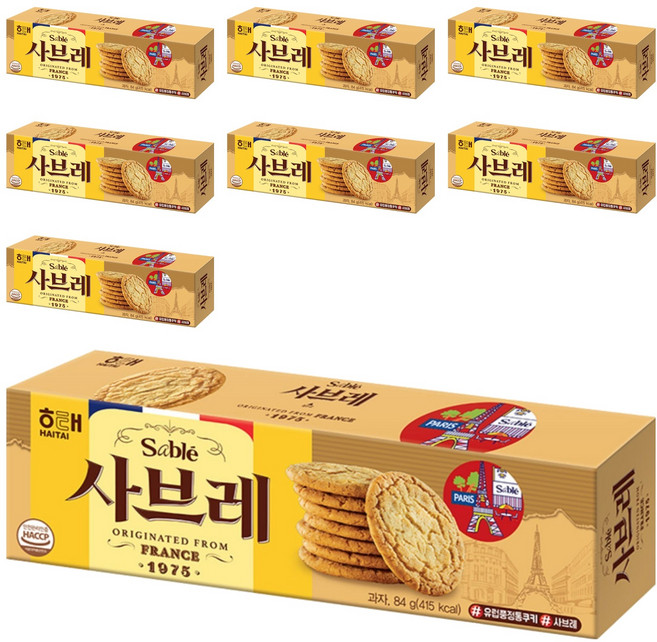 Sable 비스켓, 84g, 8개