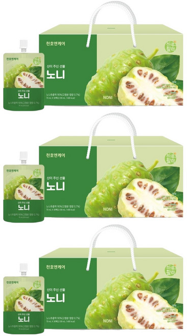 천호엔케어 노니즙 30p, 2.1L, 3개