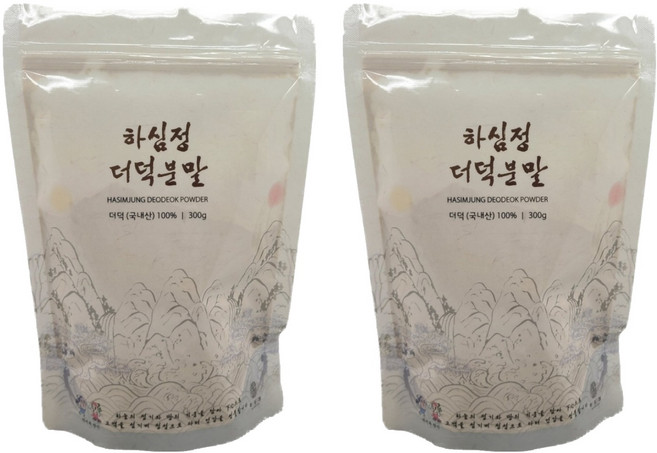 하심정 더덕분말, 2개, 300g