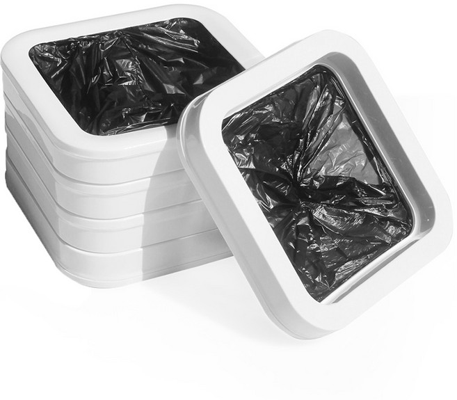 크린포유 샤오미 토뉴 휴지통 리필 쓰레기통 호환 카트리지, 5개, 화이트