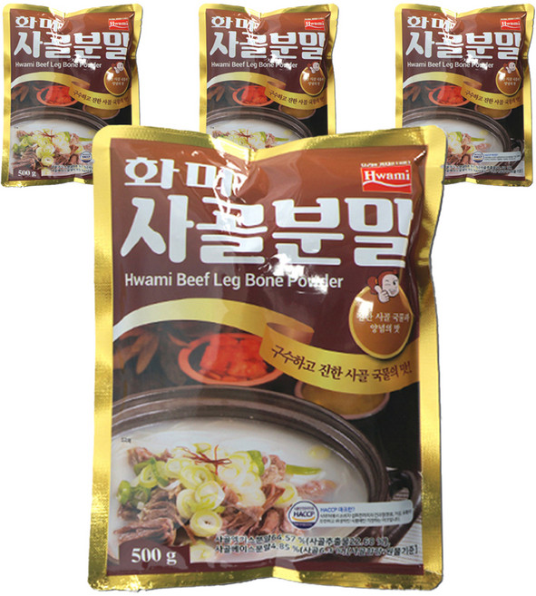 화미 사골분말, 500g, 4개