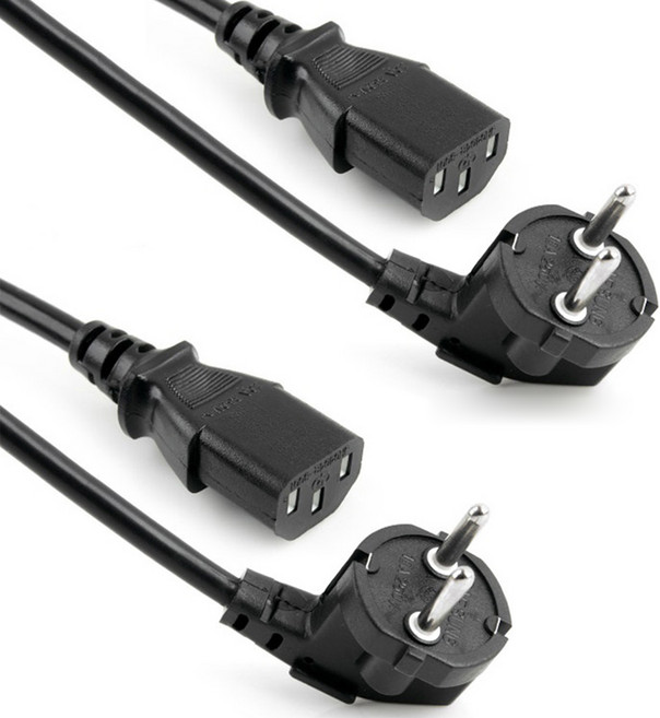 애니포트 국산 AC코드 220V 10A 0.75SQ 파워케이블, 2개, 5m