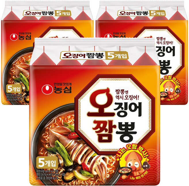 오징어짬뽕 124g, 15개