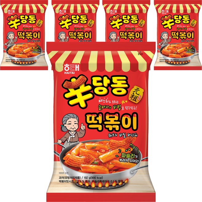 신당동 떡볶이, 192g, 5개