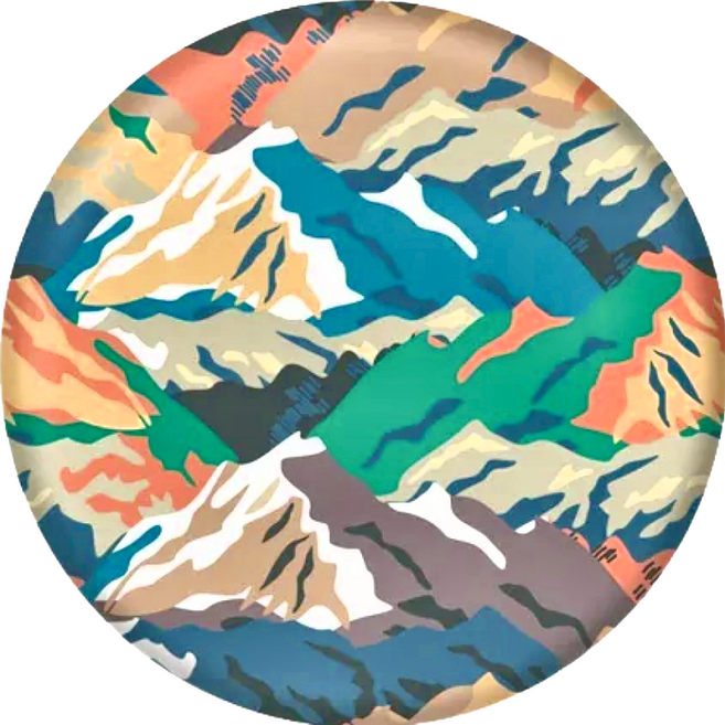 瑞典Waboba 軟式飛盤 矽膠材質 淨重約50g, 山景, 1個