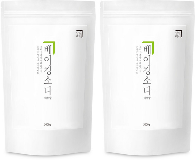 살림백서 베이킹소다, 3kg, 2개