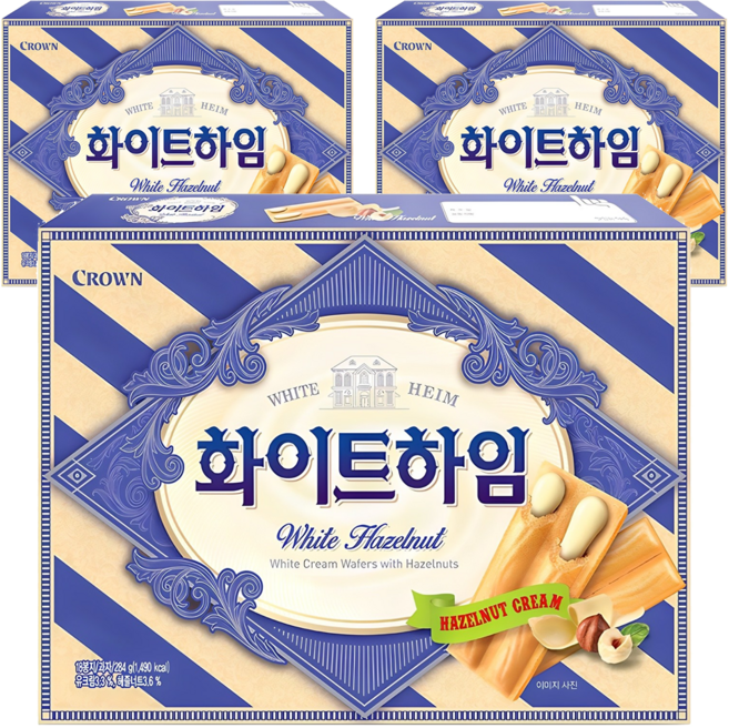 쵸코하임 크라운 화이트 하임, 284g, 3개