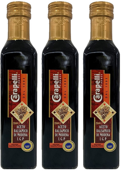 카라페리 발사믹 식초, 3개, 250ml