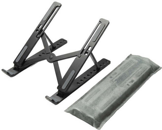 HOHO 휴대용 노트북 거치대, 블랙