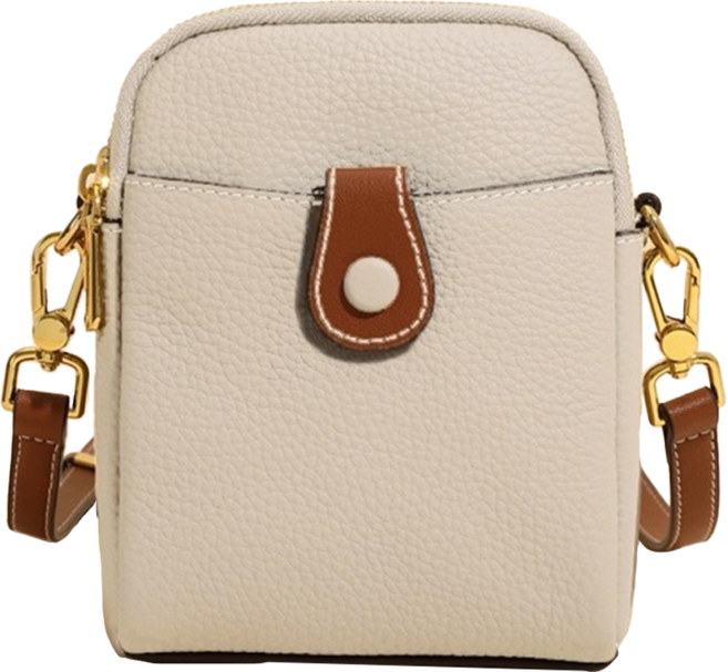 女士撞色肩背包 LB993 頭層牛皮