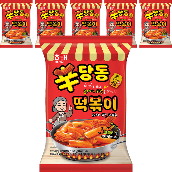 신당동 며느리도 모르는 할머니의 비법을 전수받은 떡볶이 쉐프의 비밀 레시피, 192g, 6개