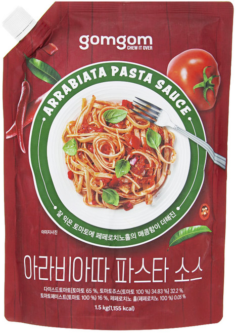 곰곰 아라비아따 파스타 소스, 1.5kg, 1개