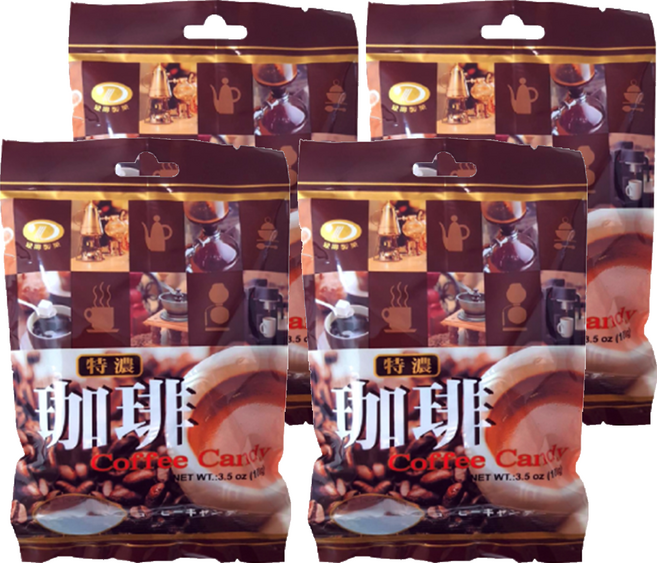 綠得製菓 特濃咖啡糖, 100g, 4袋