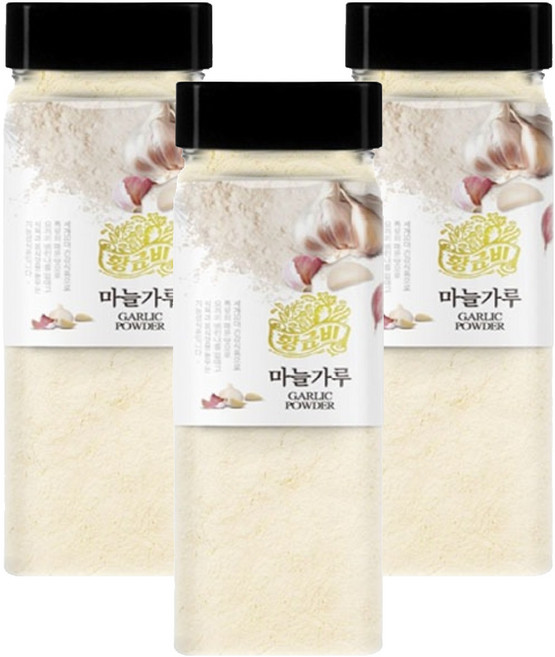 덕화 마늘가루 80%, 400g, 3개