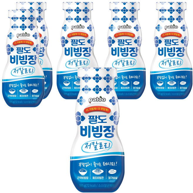 팔도 비빔장 저칼로리, 185g, 6개