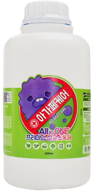 아가페케어 올인원 프리미엄 살균소독제, 2L, 1개