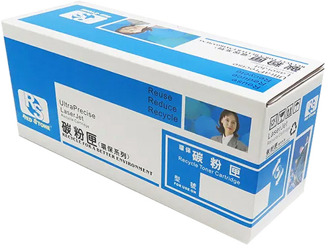 RED STONE 紅石 環保碳粉匣 HP CF283A (適用 LJP M201dw/M201d), 黑色, 1個