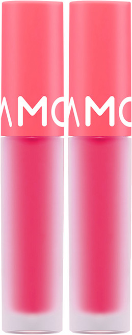 MOOLDA 刺青固定水潤染唇釉, WC07微燻珊瑚, 2個