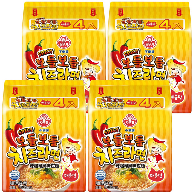 OTOKI 不倒翁 辣起司風味拉麵 111g, 16包