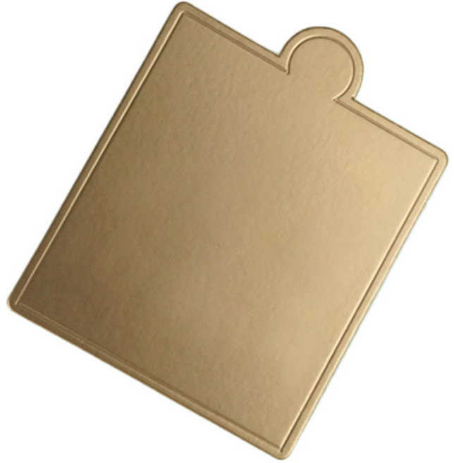 천운패키지 조각케이크 종이받침 사각, 금지, 100개