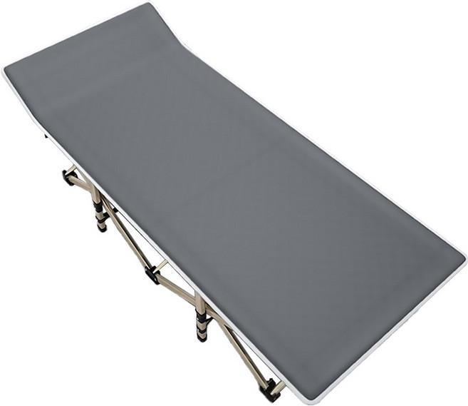STYLE 格調 摺疊行軍床 躺椅 10腳款, 灰色