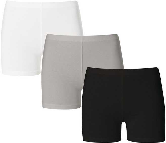 BASE ALPHA ESSENTIALS 兒童棉質彈性三分安全褲 3件組