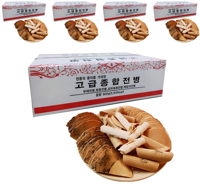 정다운식품 고급종합전병, 800g, 5개