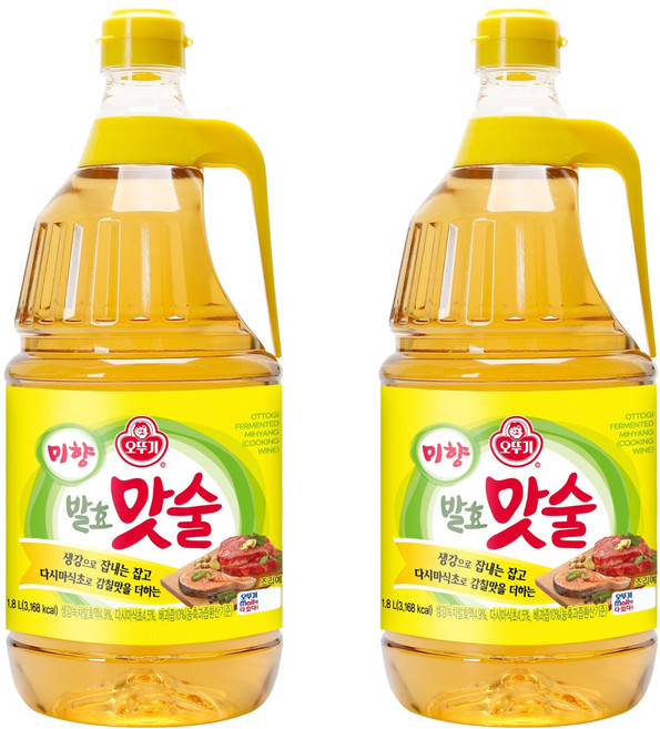 오뚜기 미향 발효 맛술, 1.8L, 2개